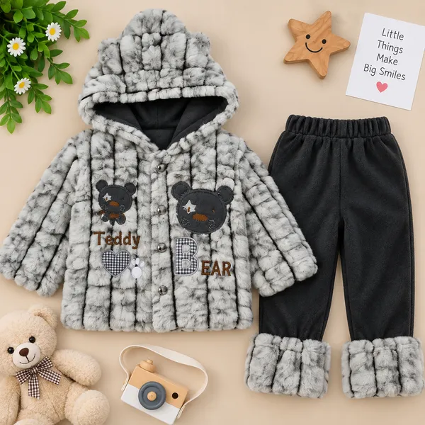 Roseglam_Kids_Fur_Hooded_Winter_Set