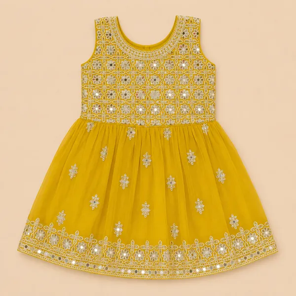 Girls_Yellow_Embroidered_Sharara_Suit_Set_with_Dupatta_|_Sleeveless_Kurti_&_Gharara_Set_|_Festive_Ethnic_Wear_for_Girls