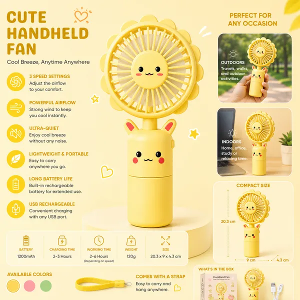 Bunny_Blossom_Mini_USB_Rechargeable_Fan_Collection
