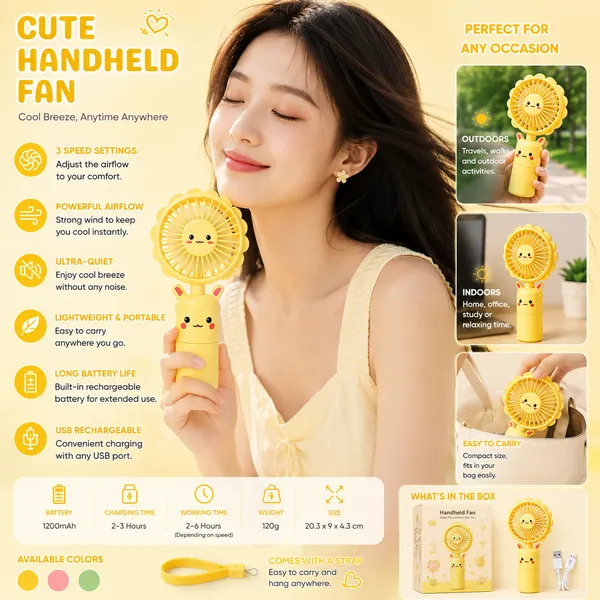 Bunny_Blossom_Mini_USB_Rechargeable_Fan_Collection