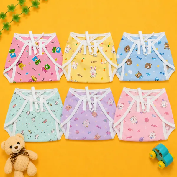 Soft_Cotton_Baby_Langot_Combo_–_Cartoon_Print_Tie_Style_(6_Pcs_Pack)