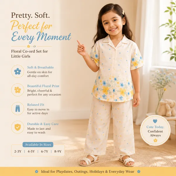 Girls_Floral_Printed_Shirt_&_Wide-Leg_Pant_Co-Ord_Set