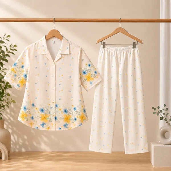Girls_Floral_Printed_Shirt_&_Wide-Leg_Pant_Co-Ord_Set