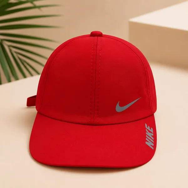 Kids_Nike_Style_Sports_Baseball_Cap_for_Boys_&_Girls_|_Adjustable_Cotton_Summer_Sun_Cap_|_Red