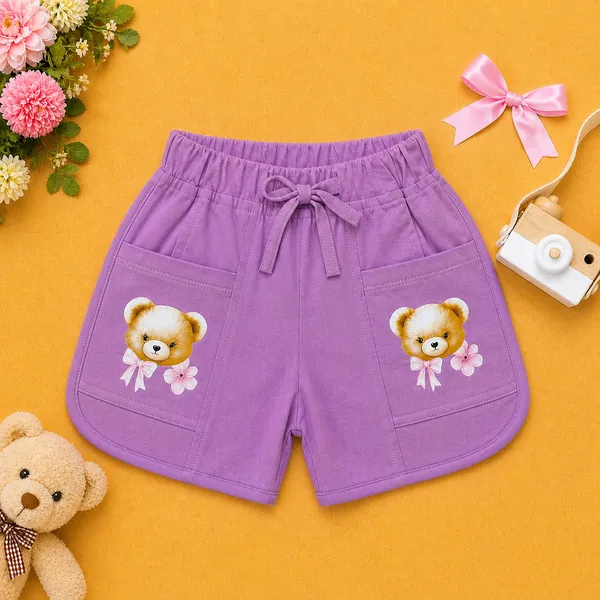 Kaajal_Baby_Girls_Cotton_Top_&_Shorts_Set_Teddy_Print_Summer_Outfit