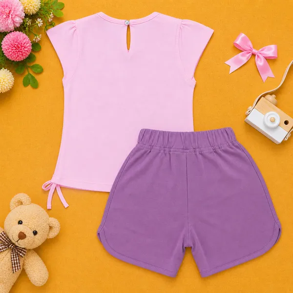 Kaajal_Baby_Girls_Cotton_Top_&_Shorts_Set_Teddy_Print_Summer_Outfit