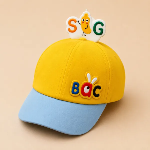 Cute_Cartoon_Alphabet_Kids_Cap_Stylish_Casual_Baseball_Hat