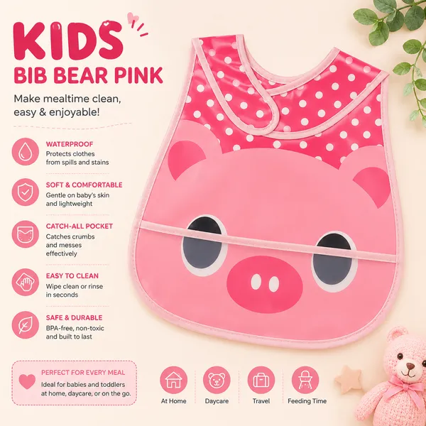 Waterproof_Baby_Feeding_Bib_with_Food_Catcher_Pocket_Cute_Pig_Cartoon_Design_for_Babies_&_Toddlers