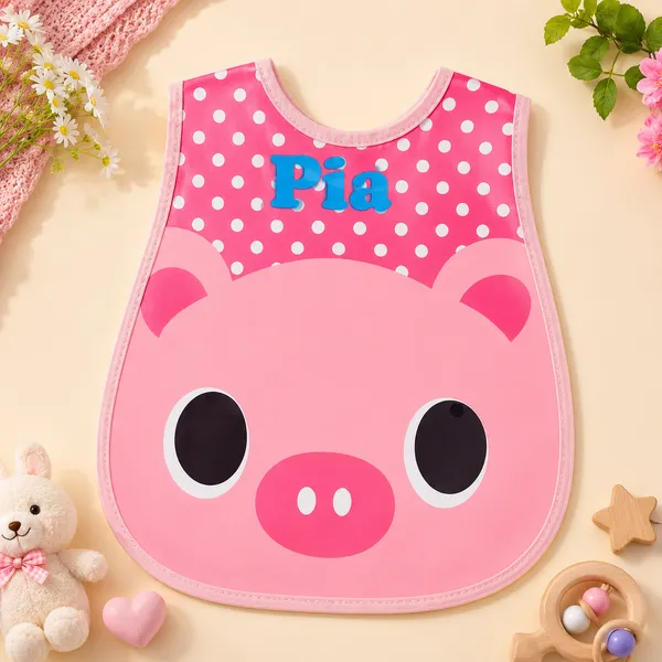 Waterproof_Baby_Feeding_Bib_with_Food_Catcher_Pocket_Cute_Pig_Cartoon_Design_for_Babies_&_Toddlers