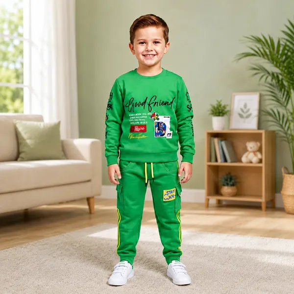 BM_KIDS_FULL_SLEEVE_"GOOD_FRIEND"_T-SHIRT_&_TRACK_PANT_SET