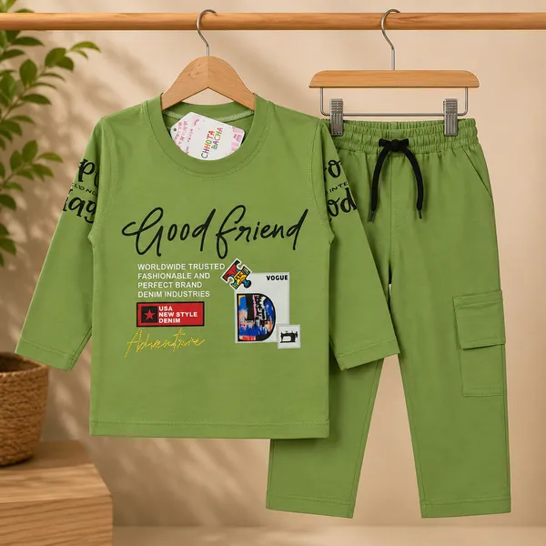 BM_KIDS_FULL_SLEEVE_"GOOD_FRIEND"_T-SHIRT_&_TRACK_PANT_SET