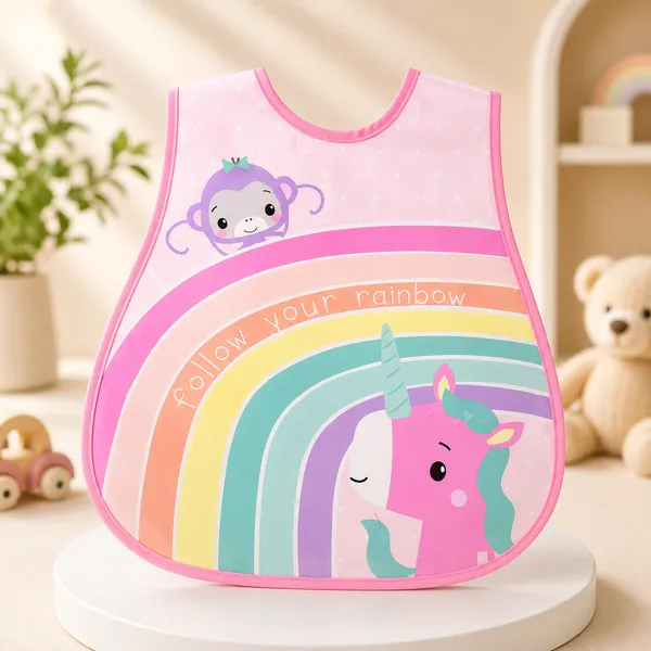 Waterproof_Unicorn_Baby_Feeding_Bib_with_Crumb_Catcher_Pocket_-_Reusable_BPA-Free_Mealtime_Bib_for_Babies_&_Toddlers