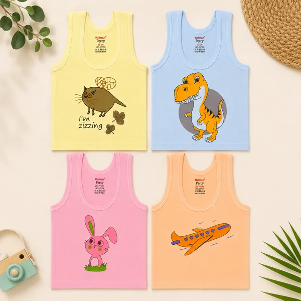 Hillman_Percy_Kids_Printed_Cotton_Sleeveless_Vest_Pack_of_4_|_100%_Cotton_|_Soft_&_Breathable