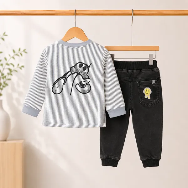 MAD_BOYZ_STRIPED_MICKEY_SWEATSHIRT_&_BLACK_DENIM_JOGGER_SET