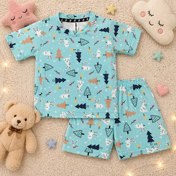 DOLPHIN_CUTE_CARTOON_PRINTED_KIDS_CO-ORD_SET_(T-SHIRT_&_SHORTS_COMBO)_FUN_SUMMER_COLLECTION