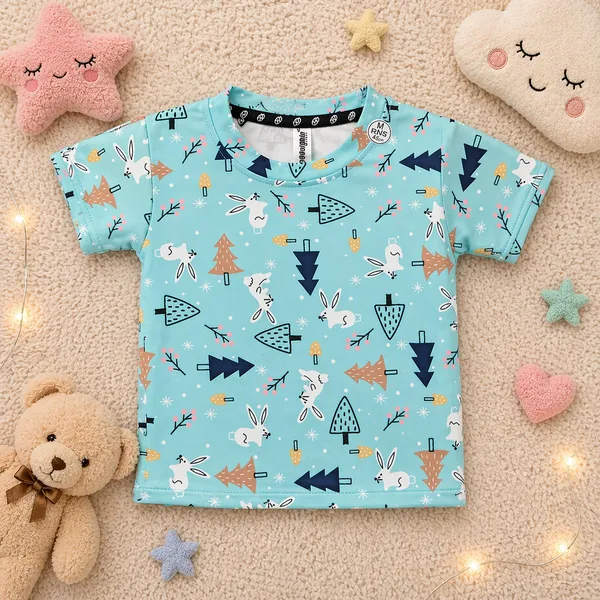DOLPHIN_CUTE_CARTOON_PRINTED_KIDS_CO-ORD_SET_(T-SHIRT_&_SHORTS_COMBO)_FUN_SUMMER_COLLECTION
