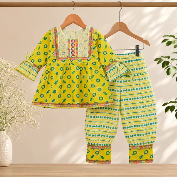 Girls_Printed_Afghani_Kurti_&_Pant_Set_|_Soft_&_Comfortable_Cotton_Ethnic_Wear_Suit_for_Girls_|_Casual,_Festive_&_Traditional_Wear_Outfit