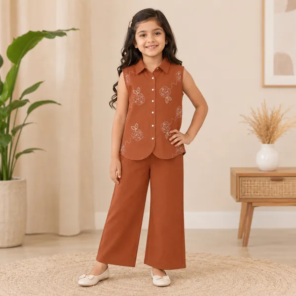 Rich_Rang_Girls_Floral_Embroidered_Sleeveless_Co-Ord_Set