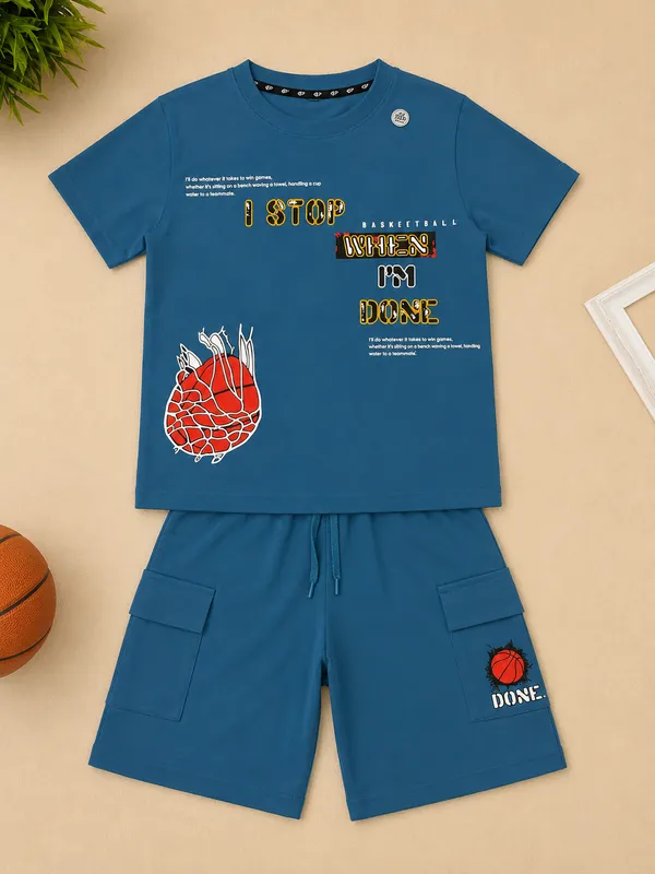 Dolphin_Boys_Printed_T-Shirt_&_Cargo_Shorts_Co-Ord_Set_|_Stylish_Casual_Wear_Outfit_Set