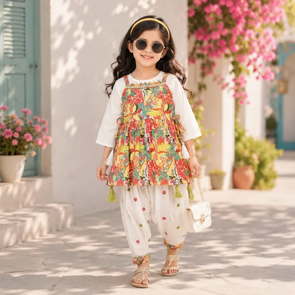 ROMANTIC_RAINBOW_GARDEN_GIRLS_ETHNIC_DRESS_SET