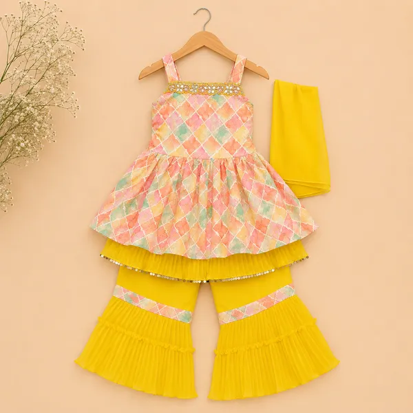 Girls_Printed_Peplum_Top_with_Tiered_Sharara_Pants_&_Dupatta_Ethnic_Co-Ord_Set