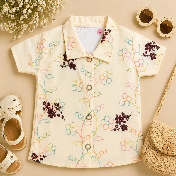 Bayleaf_Girls_Cotton_Floral_Shirt_Pastel_Embroidered_Button-Down_Summer_Top