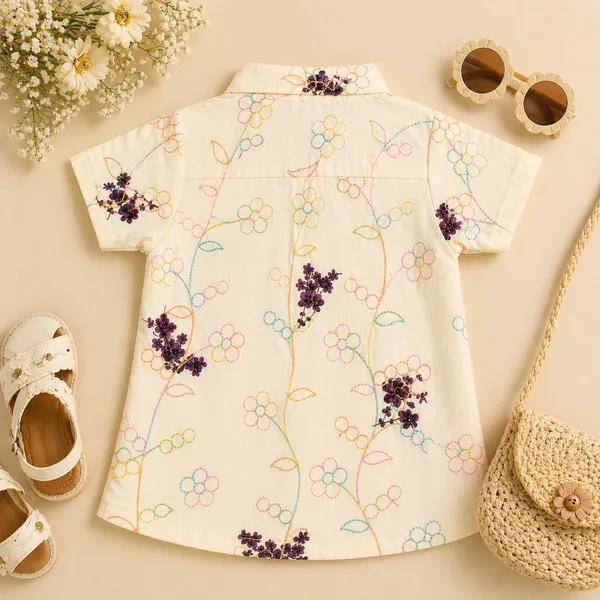 Bayleaf_Girls_Cotton_Floral_Shirt_Pastel_Embroidered_Button-Down_Summer_Top