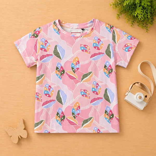 AURA_MODA_CUTE_PRINTED_GIRLS_T-SHIRT_&_SHORTS_SET_SUMMER_COMFORT_COLLECTION