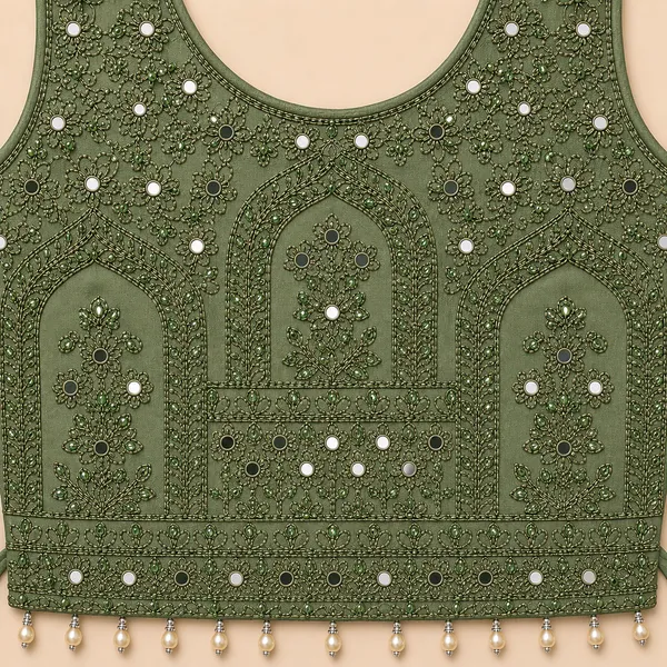 Girls_Embroidered_Mirror_Work_Lehenga_Choli_with_Net_Dupatta