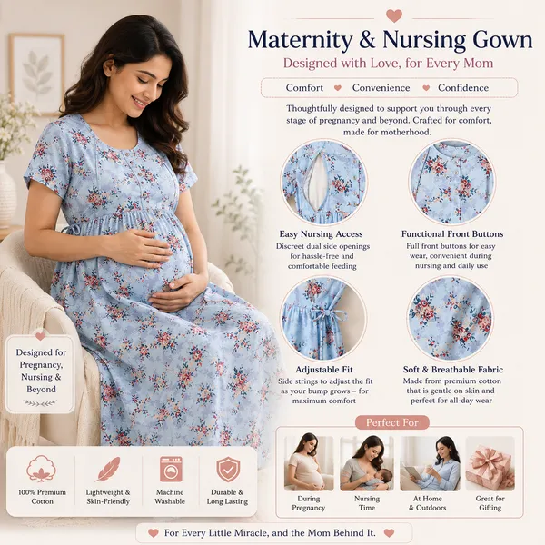 Women's_Maternity_Feeding_Night_Gown_|_Soft_&_Breathable_Cotton_Printed_Nursing_Dress_with_Hidden_Feeding_Zip_|_Half_Sleeve_Lounge_Wear_|_Sky_Blue