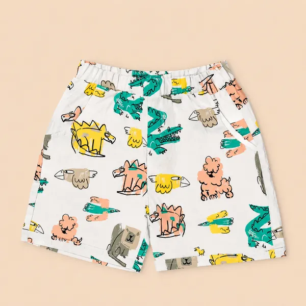 Natkhat_Boys_Lightweight_Summer_Shirt_&_Shorts_Set_|_Animal_Print_Collection