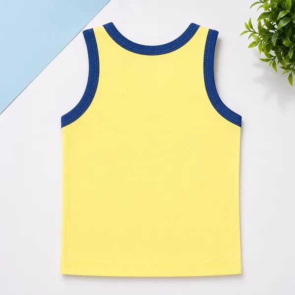Boys_Yellow_Cotton_Sleeveless_Vest_|_Summer_Waves_Printed_Round_Neck_Tank_Top_|_Soft_Everyday_Innerwear_for_Kids