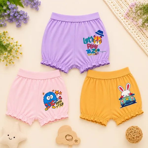 James_&_Harper_Baby_Cotton_Bloomer_|_Soft_&_Breathable_Printed_Baby_Bloomers_Pack_Of_3