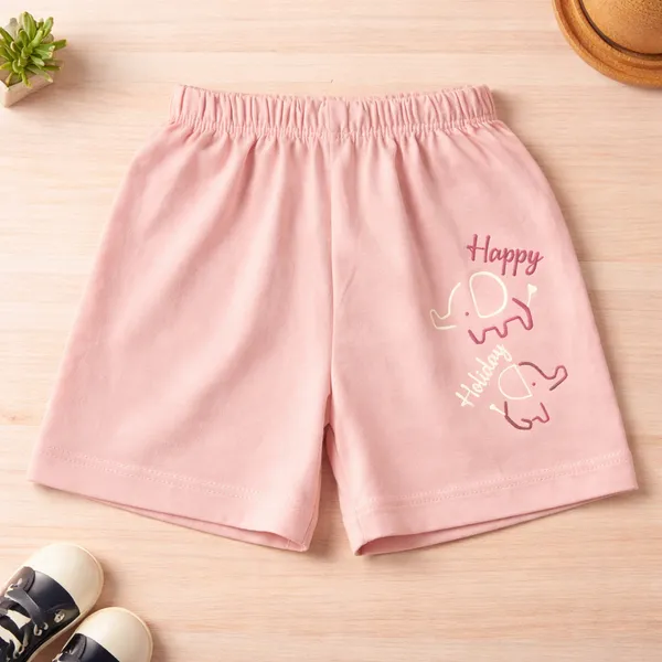 Mini_Donuts_Kids_Cotton_T-Shirt_&_Shorts_Set__Cute_Elephant_Printed_Co-ord_Outfit
