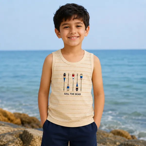 Boys_Cream_Printed_Cotton_Sleeveless_Vest_|_Sail_the_Seas_Graphic_Round_Neck_Tank_Top_|_Soft_Everyday_Innerwear_for_Kids