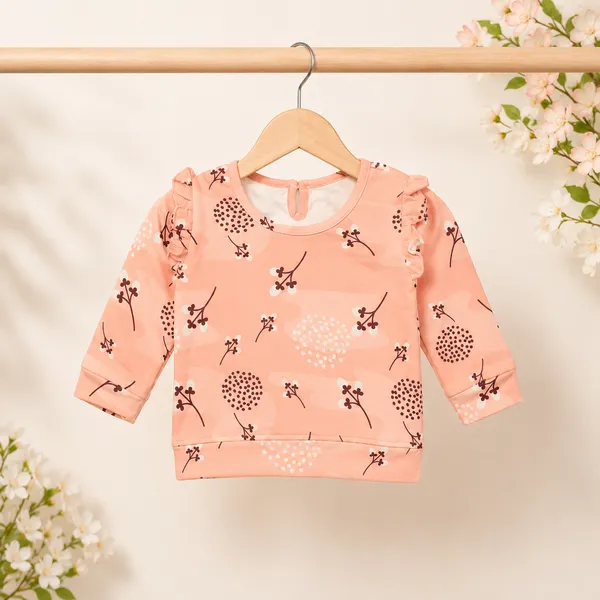 Dots_Girls_Full_Sleeves_Top_&_Pant_Set_|_Soft_Cotton_Printed_Outfit