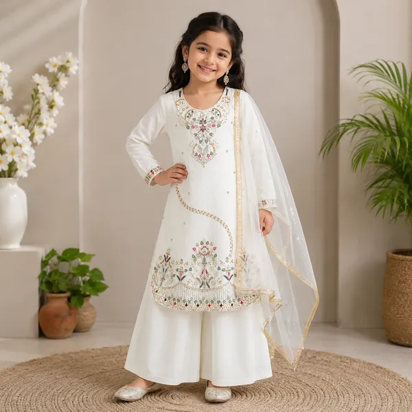 Girls_3-Piece_Ethnic_Embroidered_Kurti_Palazzo_Set_with_Chunni_|_Festive_Traditional_Wear_for_Girls_|_Kurti,_Flared_Palazzo_&_Dupatta_Set