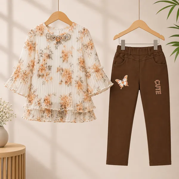 MIMI_GIRLS_FLORAL_PLEATED_TOP_WITH_DENIM_PANTS