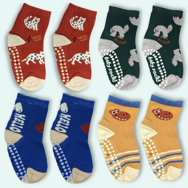 COCO_KIDS_ANTI-SKID_CARTOON_SOCKS_SET_(PACK_OF_4)