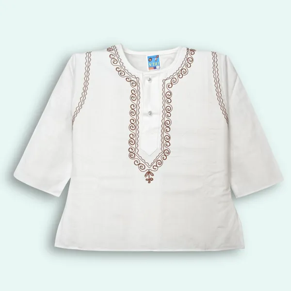 TAJ_KIDS_CLASSIC_WHITE_EMBROIDERED_ETHNIC_KURTA_SET_WITH_DHOTI