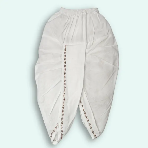 TAJ_KIDS_CLASSIC_WHITE_EMBROIDERED_ETHNIC_KURTA_SET_WITH_DHOTI