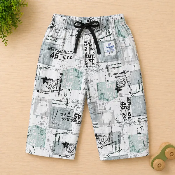 DOLPHIN_TRENDY_PRINTED_KIDS_T-SHIRT_&_CAPRI_(3/4TH)_SET_ABSTRACT_SUMMER_COLLECTION