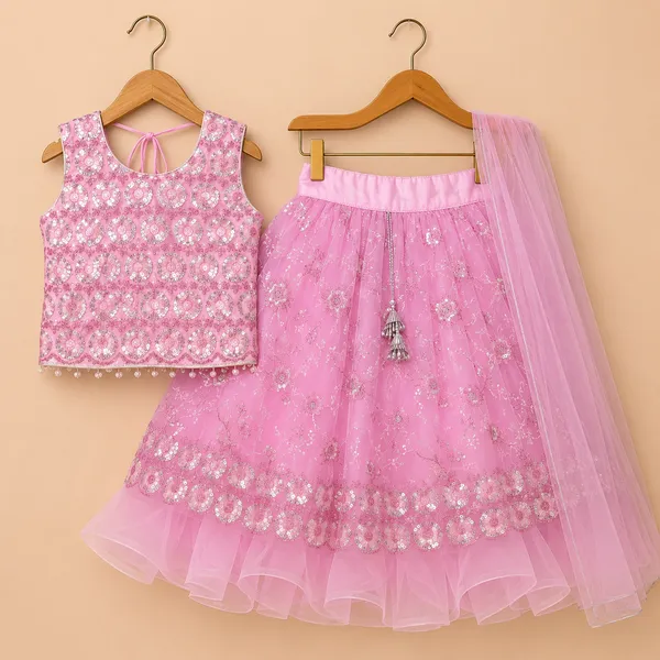 Girls_Sequin_Embroidered_Lehenga_Choli_Set_with_Dupatta_|_Party_Wear_Ethnic_Co-Ord_Set_|_Festive_&_Wedding_Dress