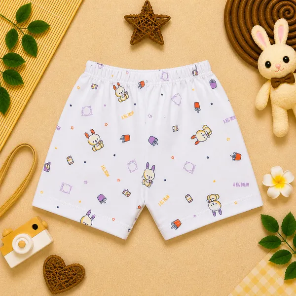 Tuk_Tuk_Happy_Day_Bunny_Print_Newborn_Baby_Cotton_Clothing_Set_(2_Style_Combo)