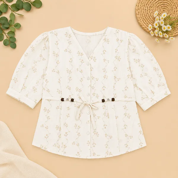 Rich_Rang_Girls_Elegant_Floral_Print_Co-Ord_Set_with_Waist_Tie_Belt