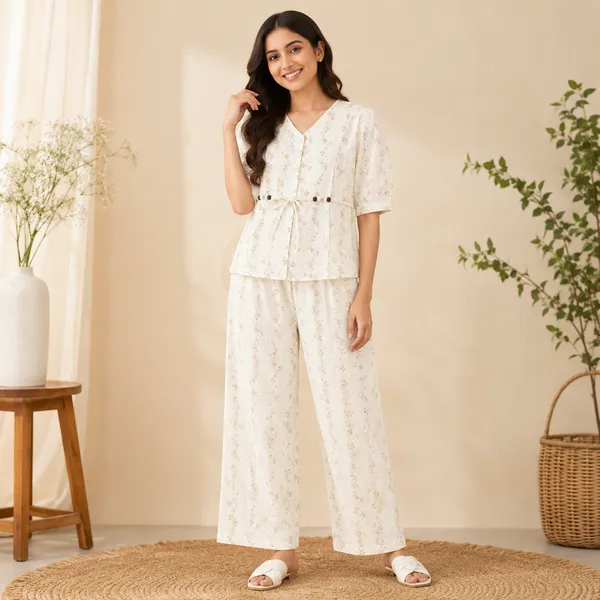 Rich_Rang_Girls_Elegant_Floral_Print_Co-Ord_Set_with_Waist_Tie_Belt