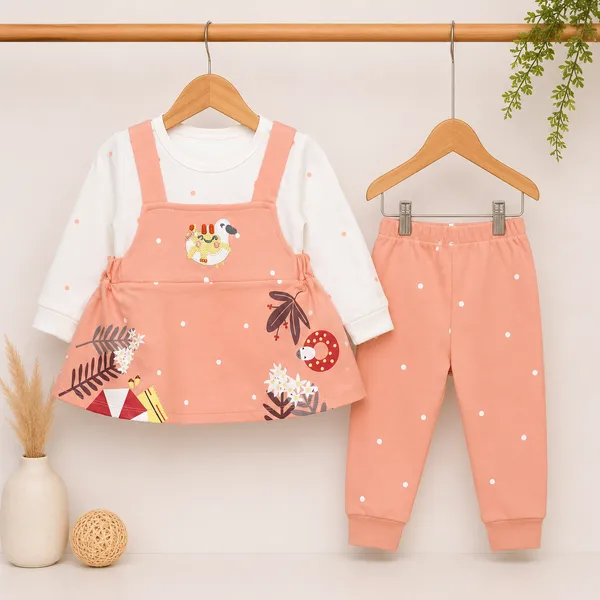 KARNIKA_FOREST_FRIENDS_FROCK_SET__(3_PC_SET)