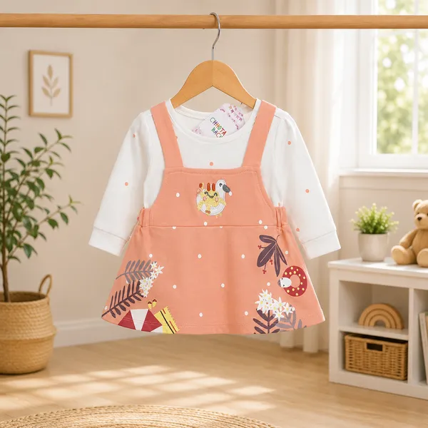 KARNIKA_FOREST_FRIENDS_FROCK_SET__(3_PC_SET)