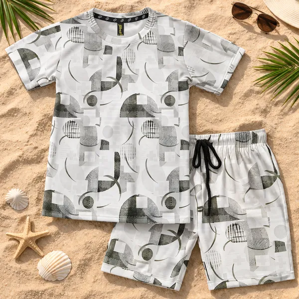 DOLPHIN_TRENDY_PRINTED_KIDS_CO-ORD_SET_(T-SHIRT_&_SHORTS_COMBO)_�_ABSTRACT_SUMMER_COLLECTION