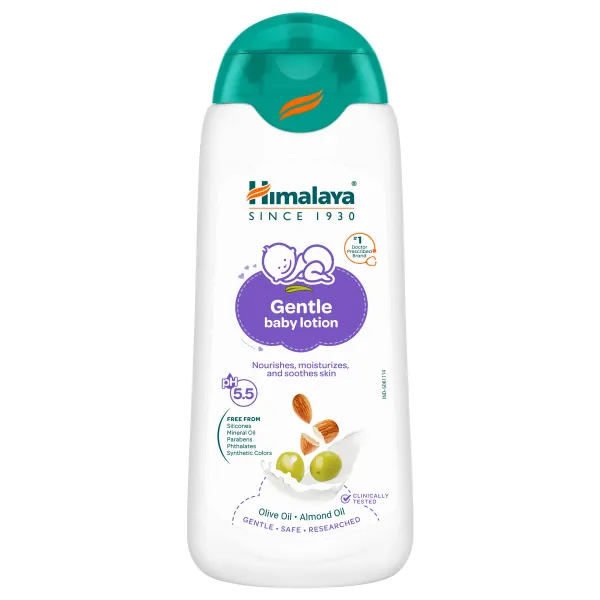 Himalaya_Gentle_Baby_Lotion_With_Almond_Oil,_Olive_Oil